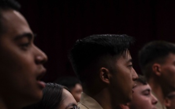 U.S. Marines with MAG-24 graduate from Sergeants Course 7-25