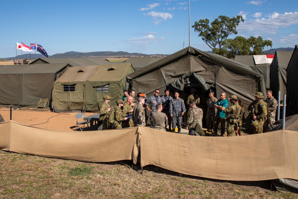 987th Showcases Capabilities during Australian Role 2E Hospital Walk-Through