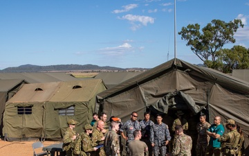 987th Showcases Capabilities during Australian Role 2E Hospital Walk-Through