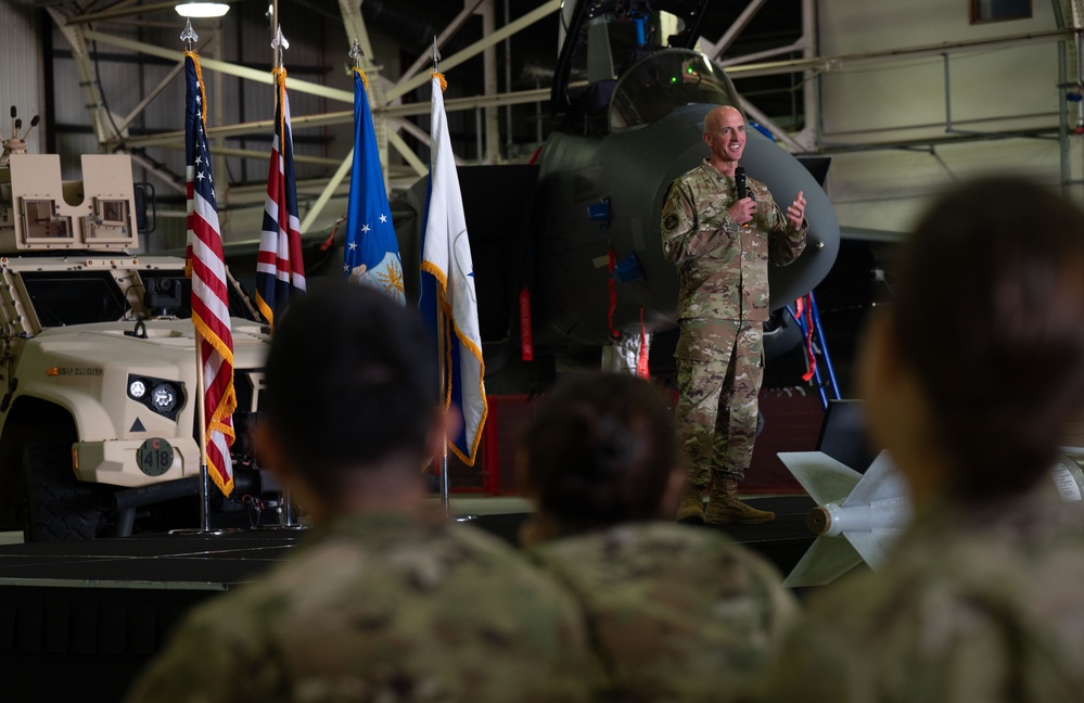 CMSAF Flosi Engages with Liberty Wing Airmen