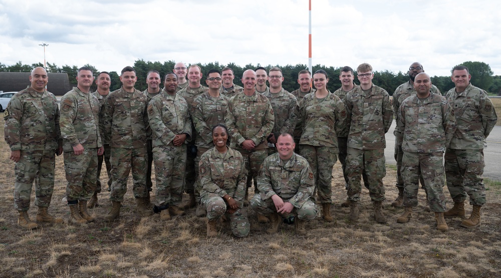 CMSAF Flosi Engages with Liberty Wing Airmen