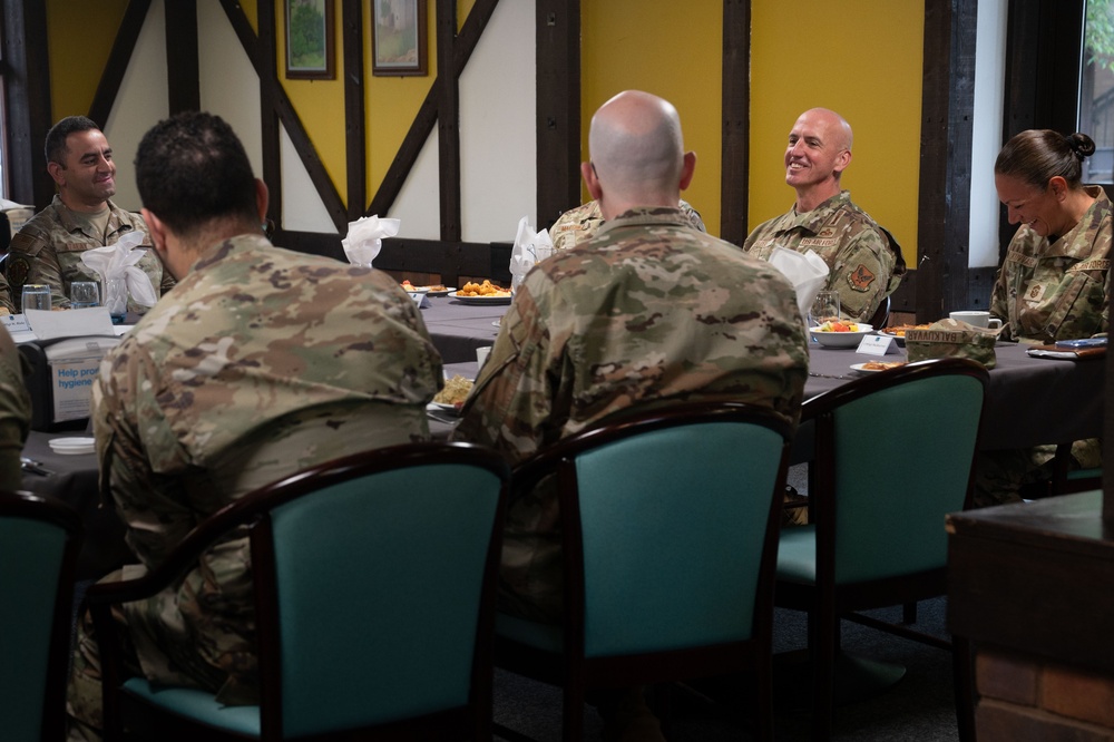 CMSAF Flosi Engages with Liberty Wing Airmen