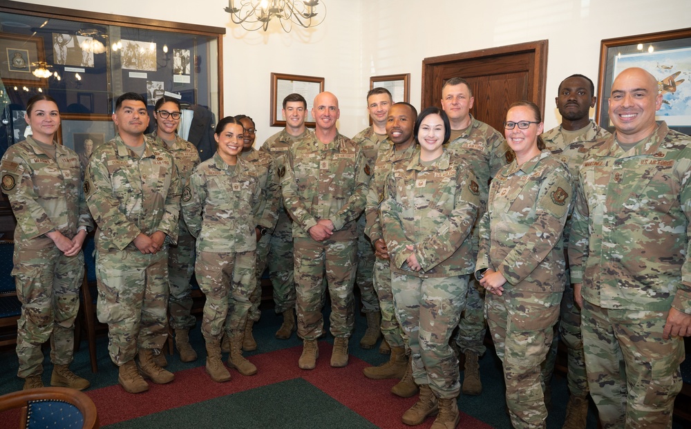 CMSAF Flosi Engages with Liberty Wing Airmen