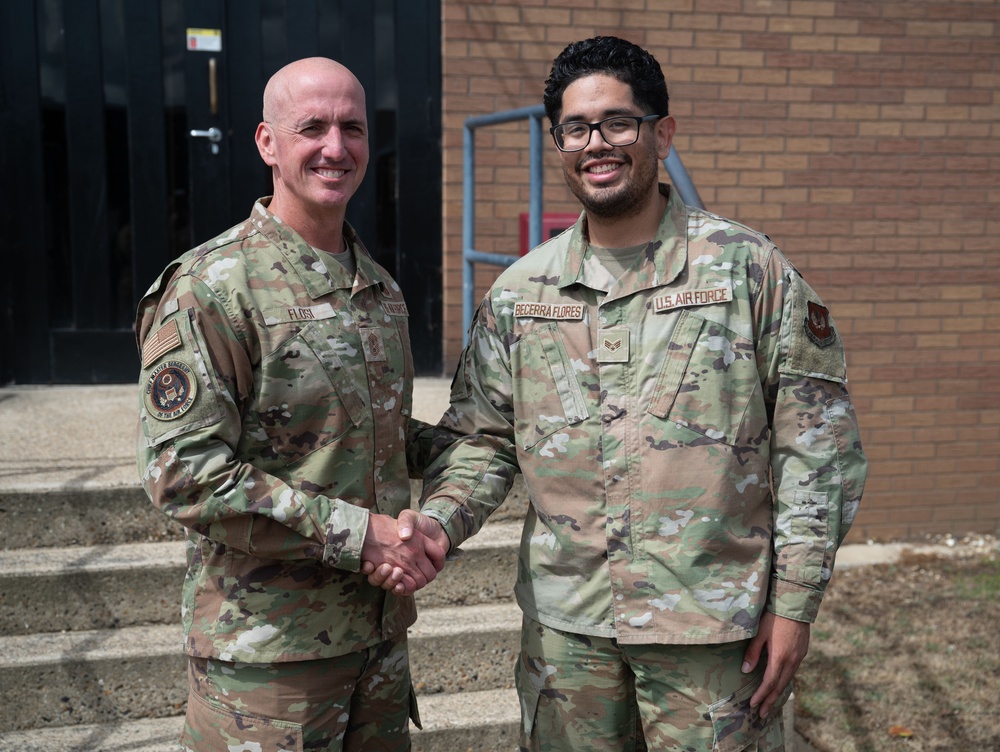 CMSAF Flosi Engages with Liberty Wing Airmen