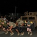 386th AEW Humvee pull competition