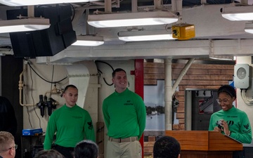USS America (LHA 6) conducts Medal of Honor Memoriam Ceremony