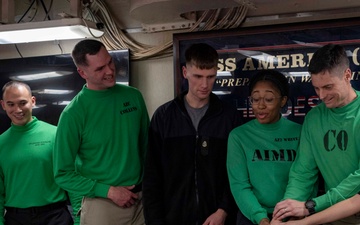 USS America (LHA 6) conducts Medal of Honor Memoriam Ceremony