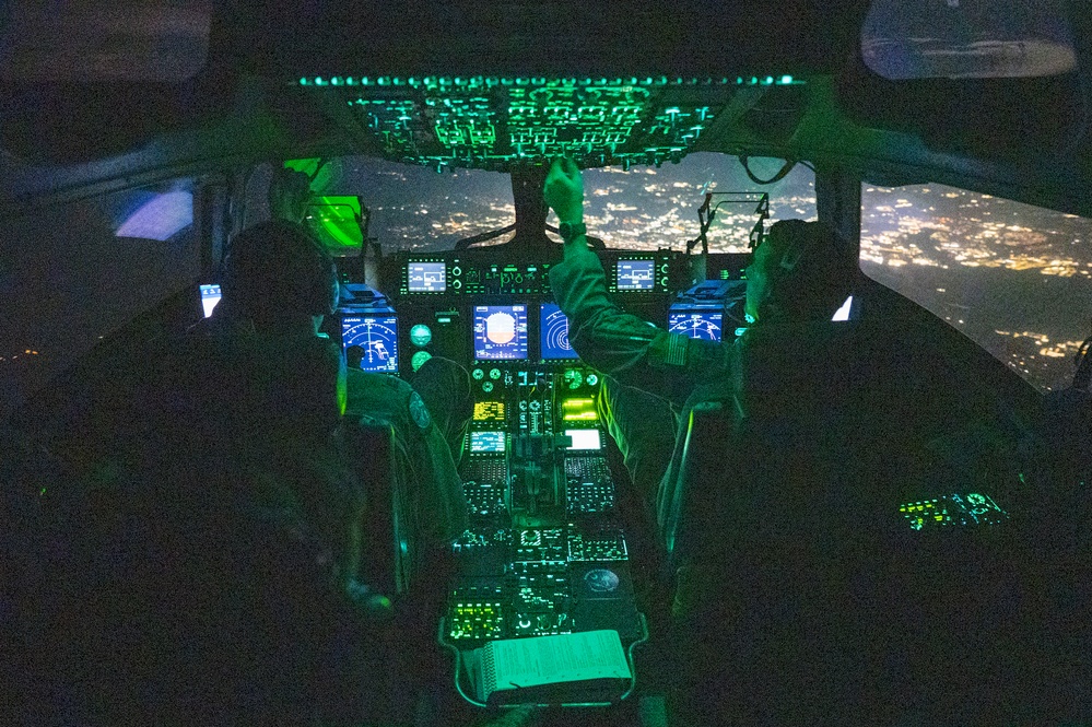 14th Airlift Squadron Sharpens Skills During Night Ops Training