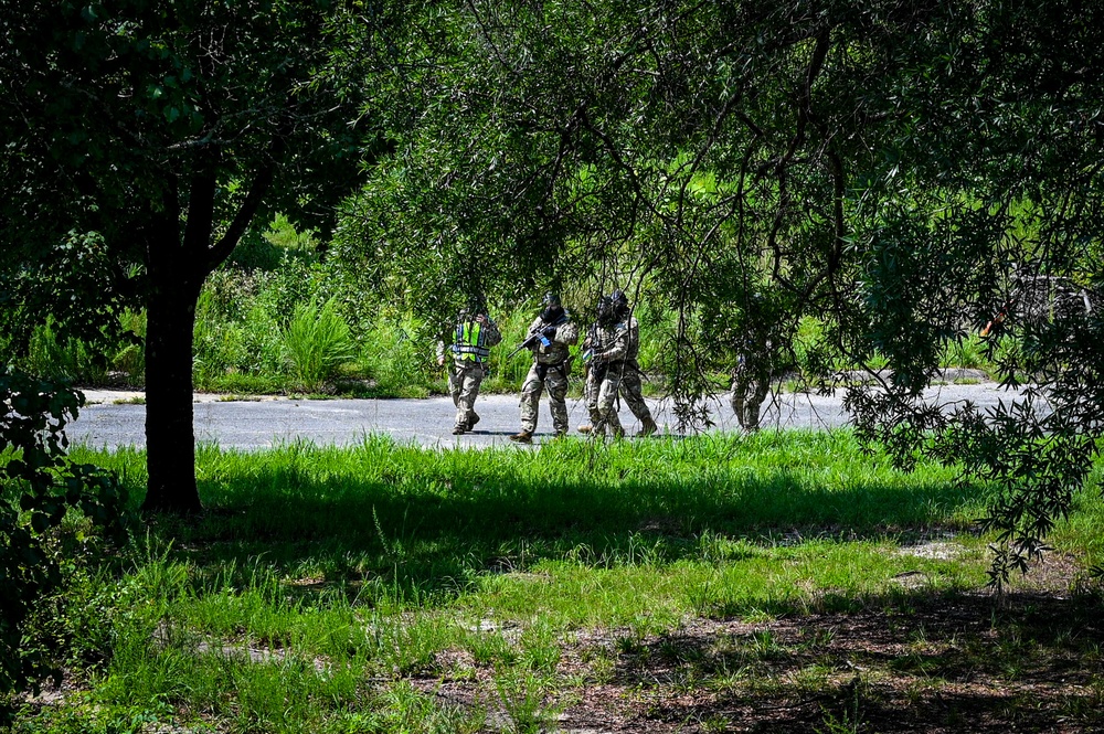 11th Security Force members complete annual close-quarters training