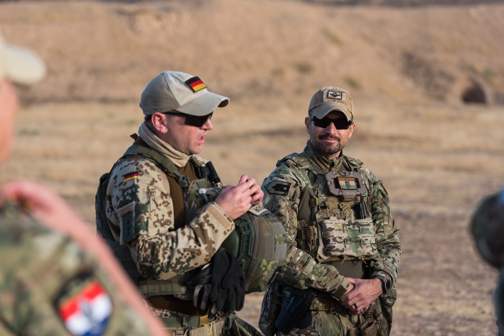 Coalition Forces Conduct Estonian-Led Range Operations