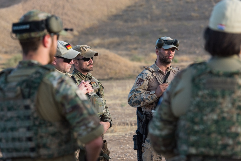 Coalition Forces Conduct Estonian-Led Range Operations