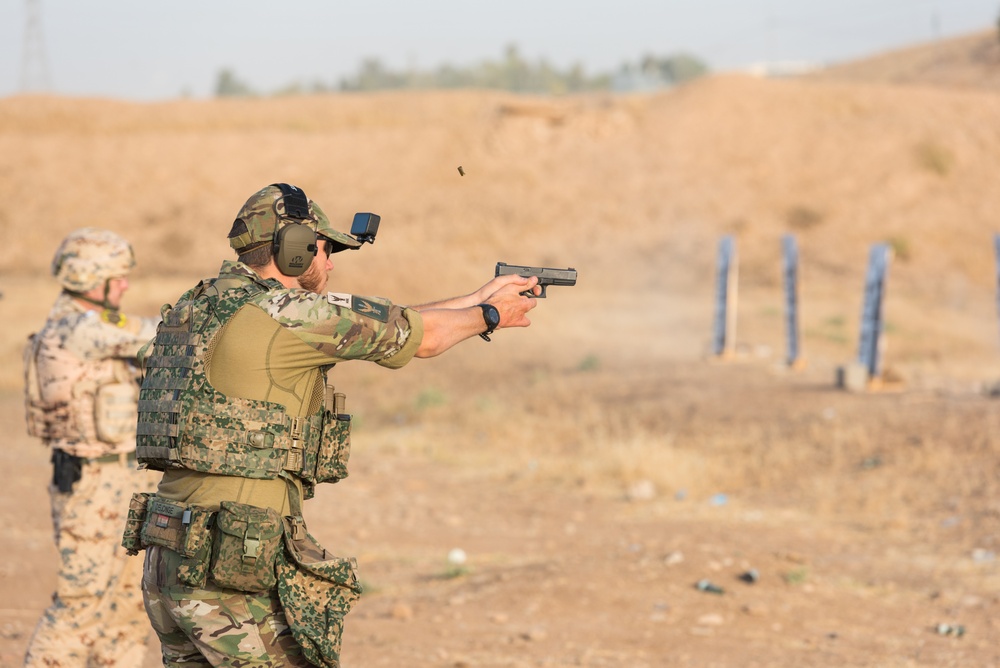 Coalition Forces Conduct Estonian-Led Range Operations