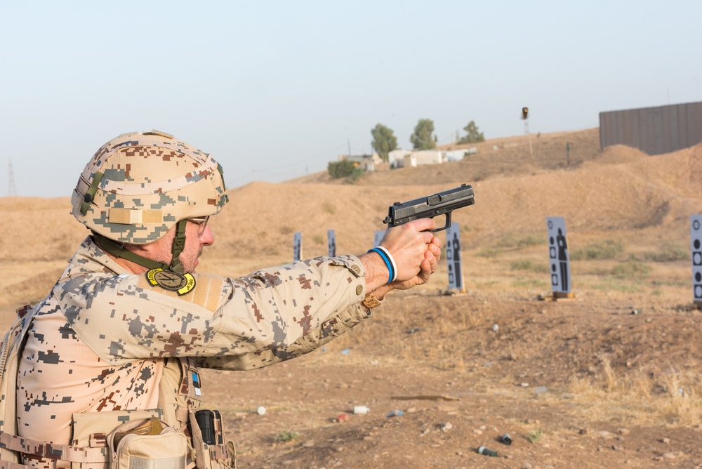 Coalition Forces Conduct Estonian-Led Range Operations