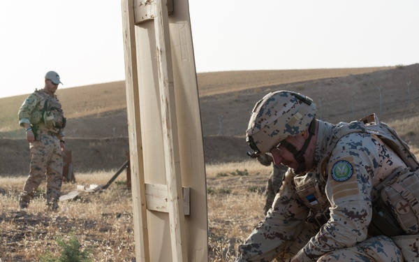 Coalition Forces Conduct Estonian-Led Range Operations