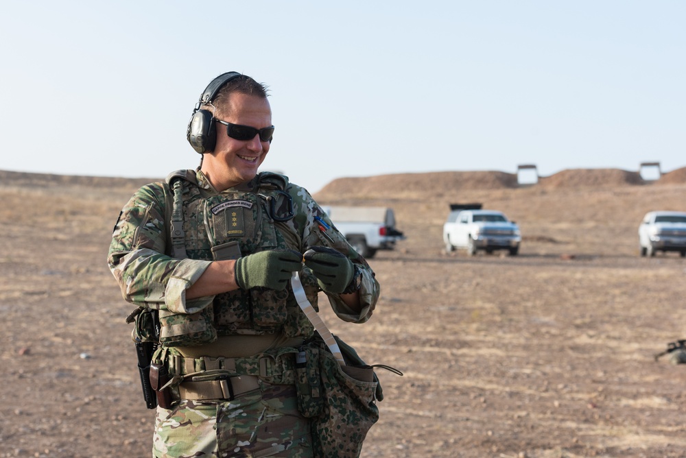 Coalition Forces Conduct Estonian-Led Range Operations