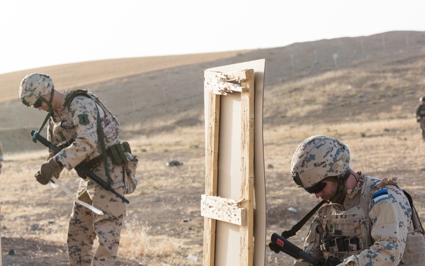 Coalition Forces Conduct Estonian-Led Range Operations