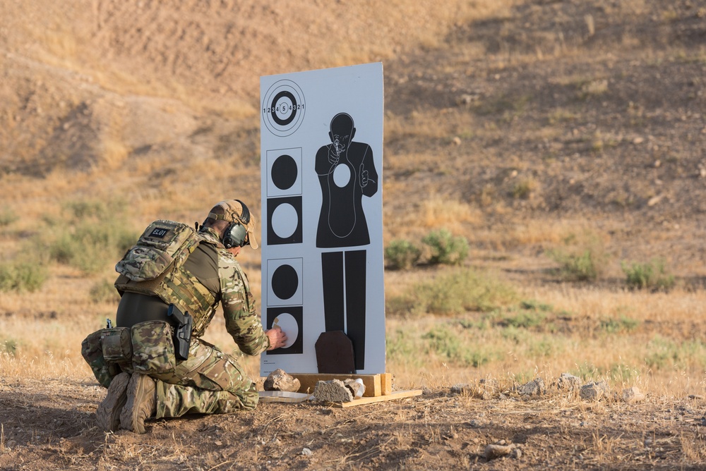Coalition Forces Conduct Estonian-Led Range Operations