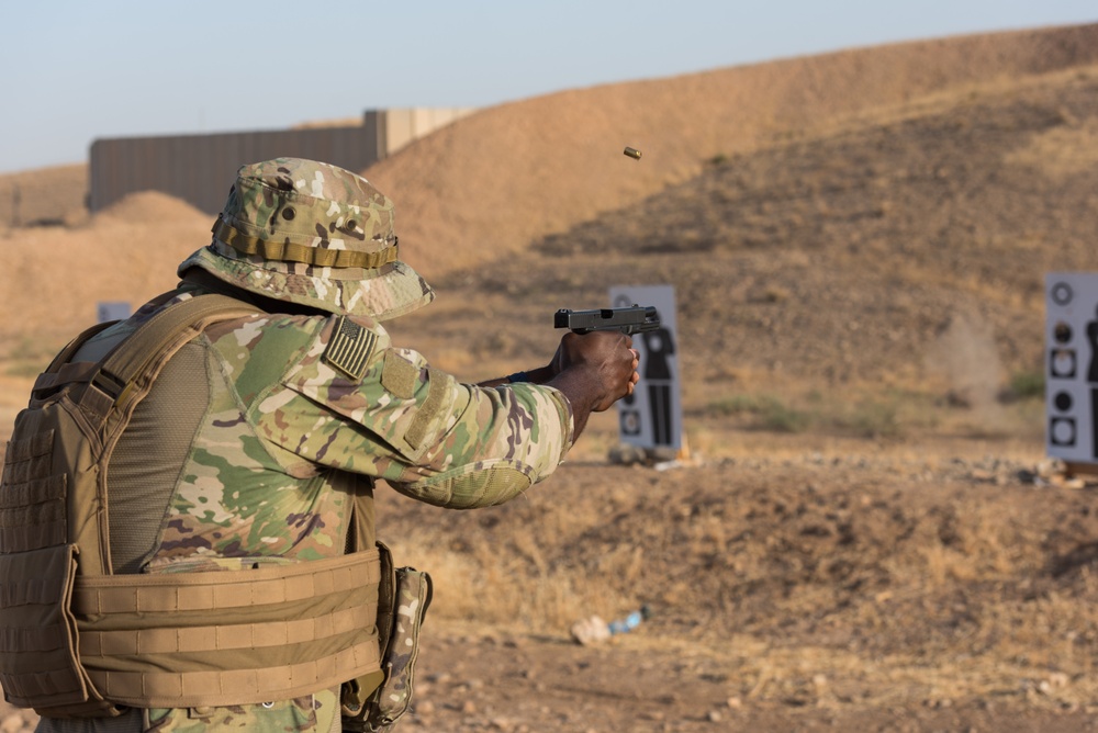 Coalition Forces Conduct Estonian-Led Range Operations