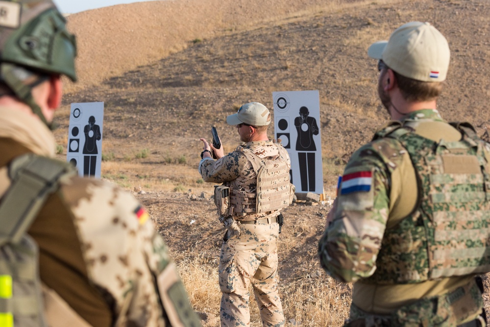 Coalition Forces Conduct Estonian-Led Range Operations