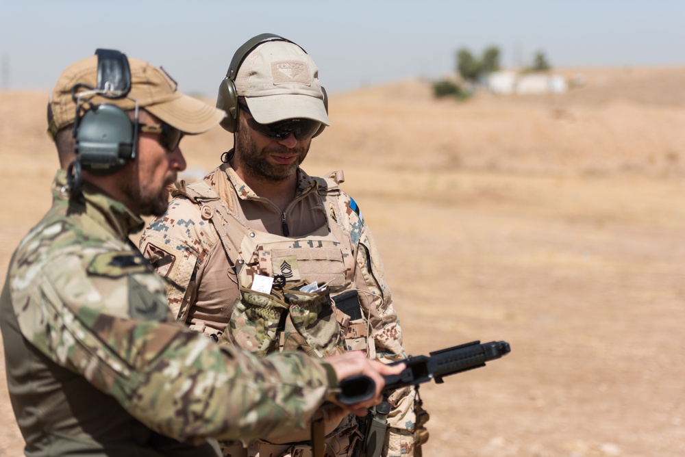 Coalition Forces Conduct Estonian-Led Range Operations