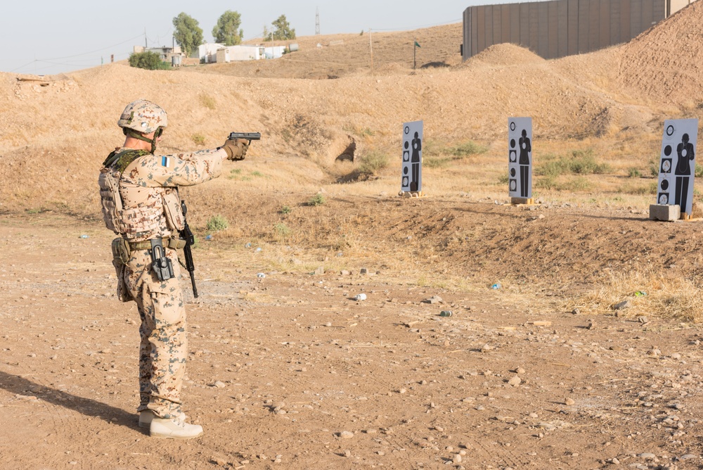 Coalition Forces Conduct Estonian-Led Range Operations