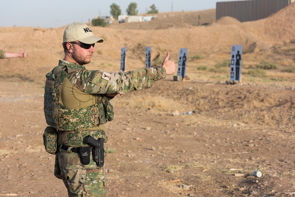 Coalition Forces Conduct Estonian-Led Range Operations