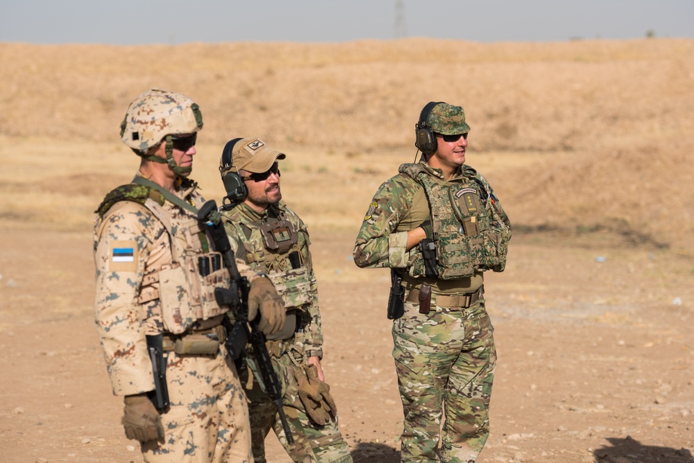 Coalition Forces Conduct Estonian-Led Range Operations