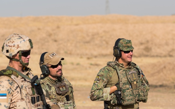 Coalition Forces Conduct Estonian-Led Range Operations