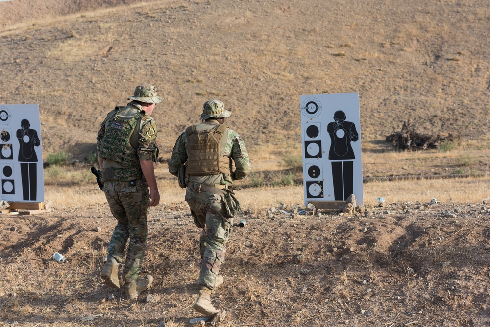 Coalition Forces Conduct Estonian-Led Range Operations