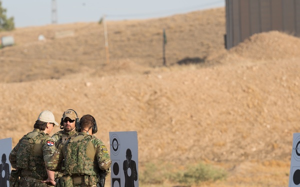 Coalition Forces Conduct Estonian-Led Range Operations