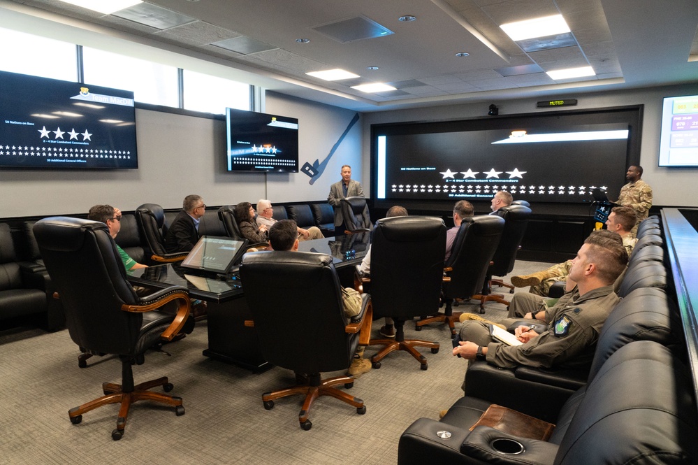 Aviation Cyber Initiative tour MacDill AFB