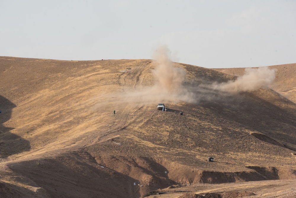 Estonian Defence Forces Conduct Close Air Support Live Fire Exercise