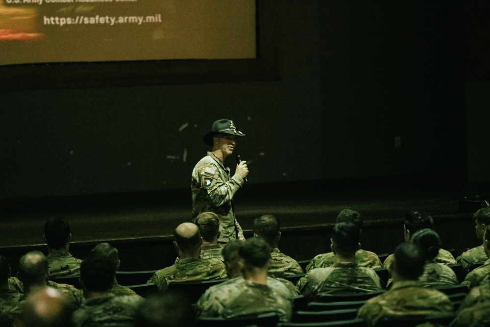 1st Air Cavalry Brigade hosts Aviation Safety Brief on Fort Hood