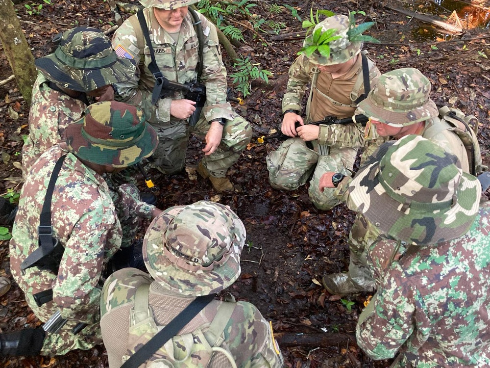 SDNG and Suriname Armed Forces strengthen partnership through inaugural Jungle Warfare Exchange