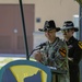 1st Air Cavalry Brigade HHC say farewell to Capt. Jonathan Pompey and welcome incoming commander, Capt. Haley Custer