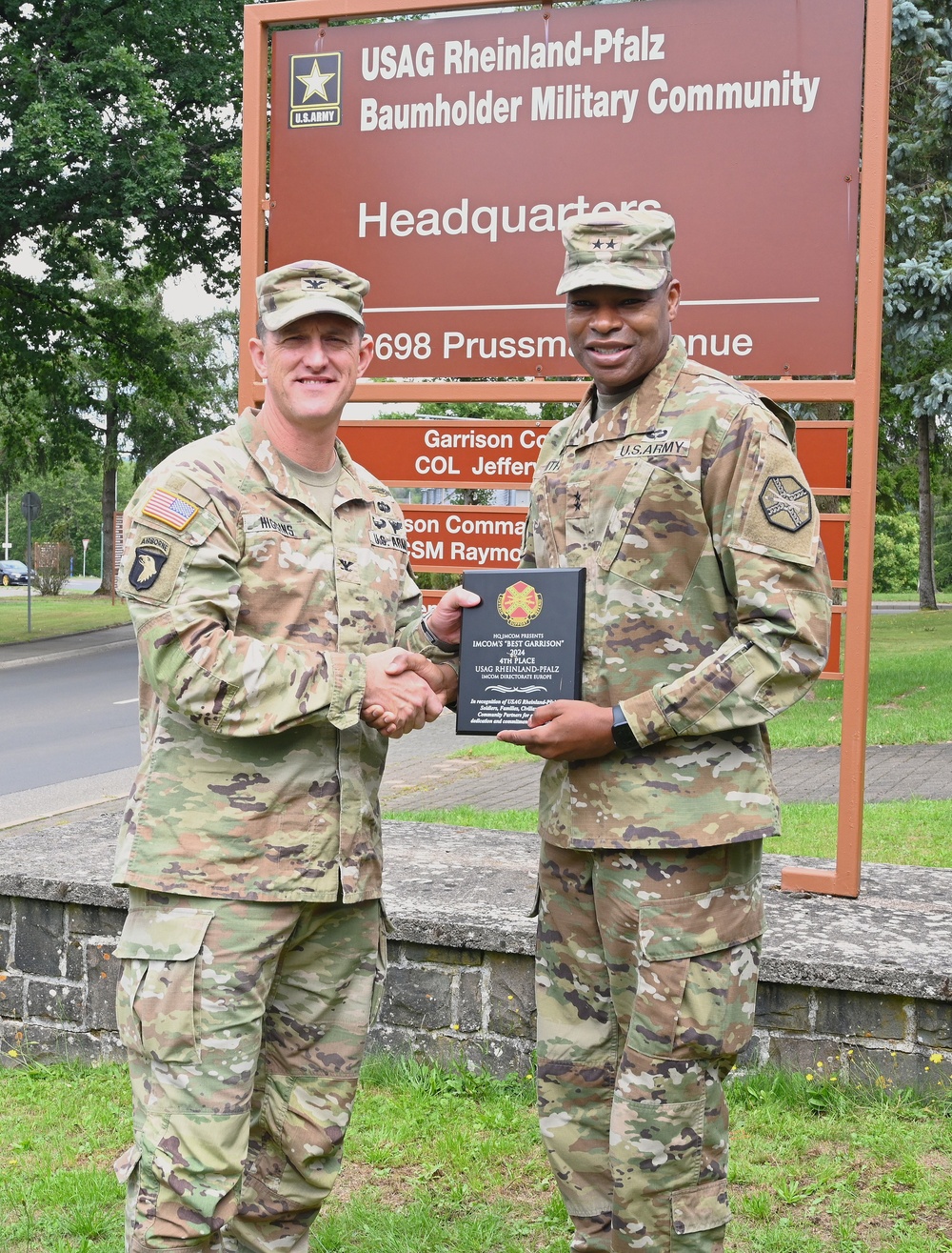 IMCOM acting commanding general tours USAG Rheinland-Pfalz