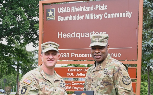 IMCOM acting commanding general tours USAG Rheinland-Pfalz