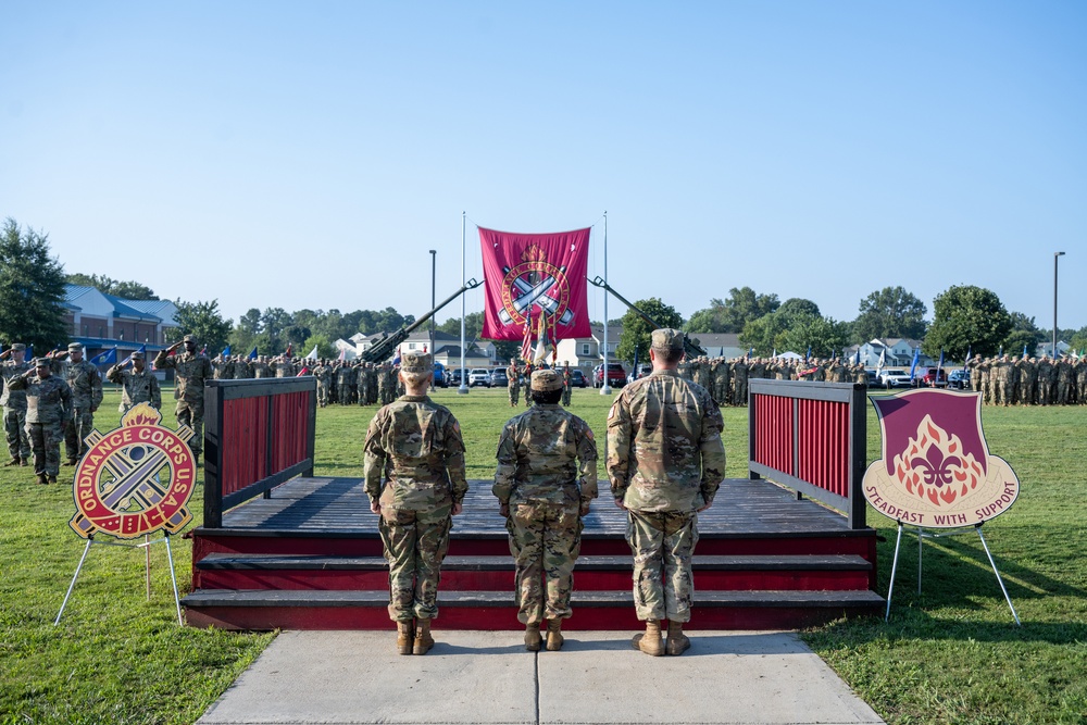 832nd Ordnance Battalion Change of Command Ceremony