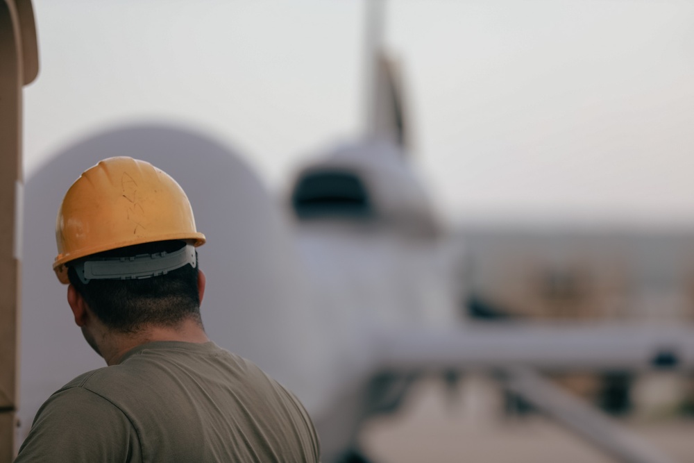 1st Air Cavalry Brigade prepares for an Unmanned Aerial Systems flight