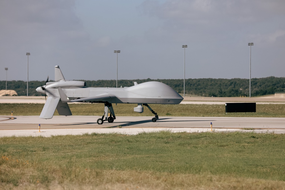 1st Air Cavalry Brigade prepares for an Unmanned Aerial Systems flight