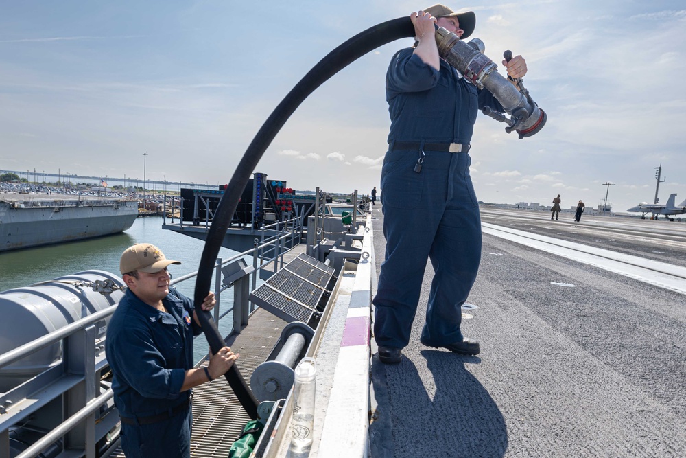 Daily Operations Aboard USS George H.W. Bush (CVN 77)