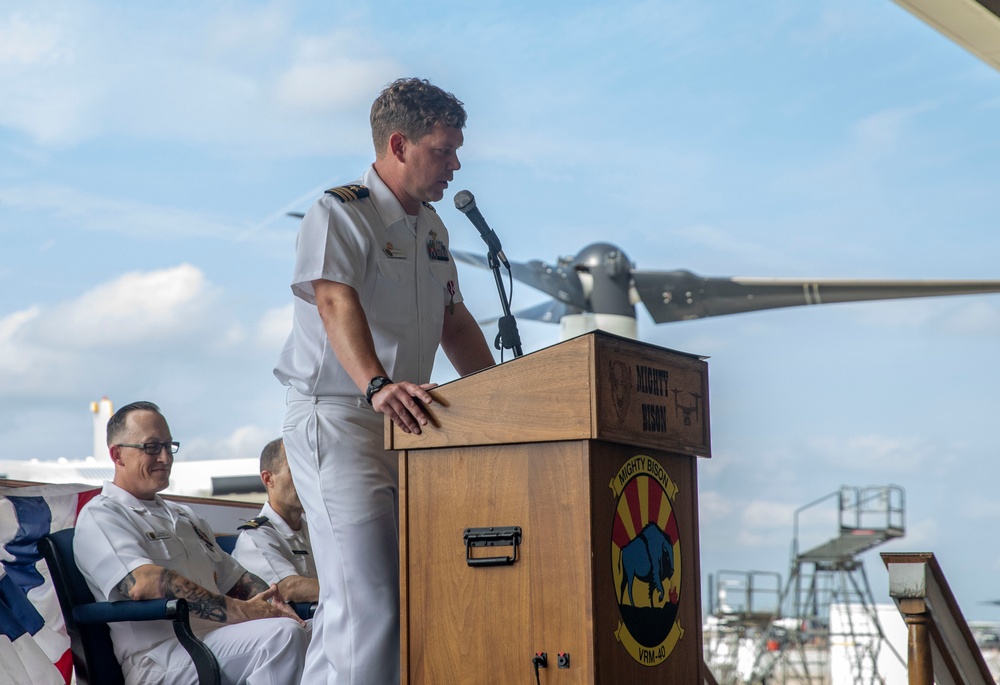 Change of Command Held at VRM-40