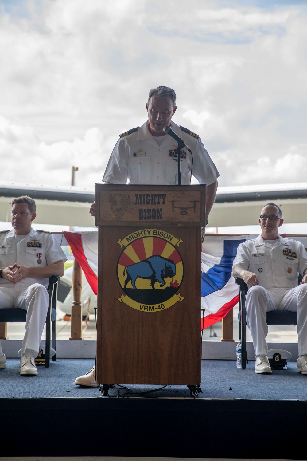 Change of Command Held at VRM-40