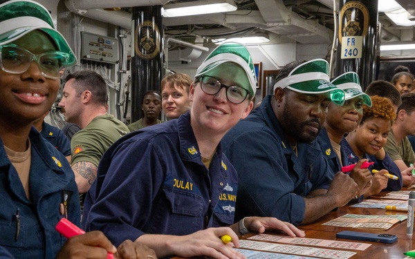 Cole's MWR Holds Bingo Night