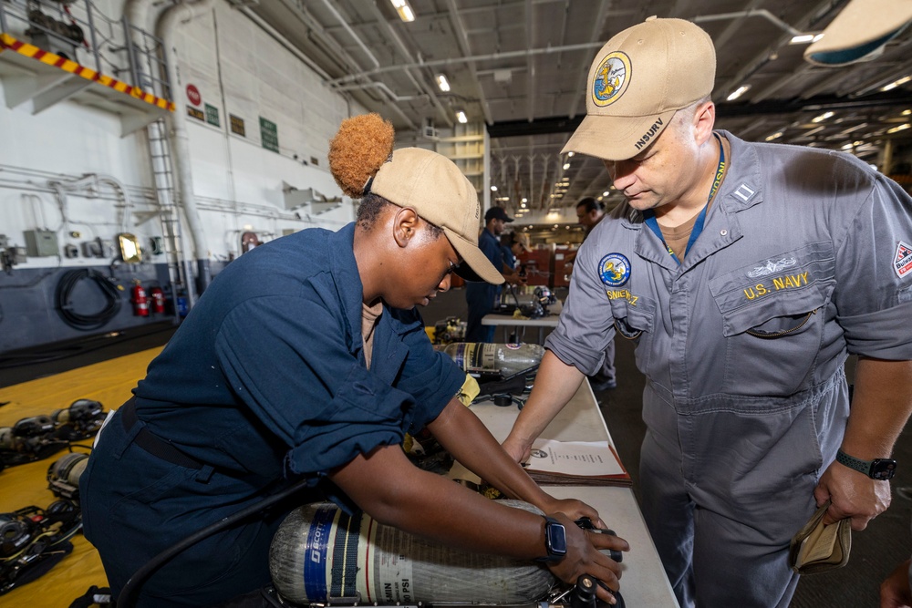 Daily Operations Aboard USS George H.W. Bush (CVN 77)