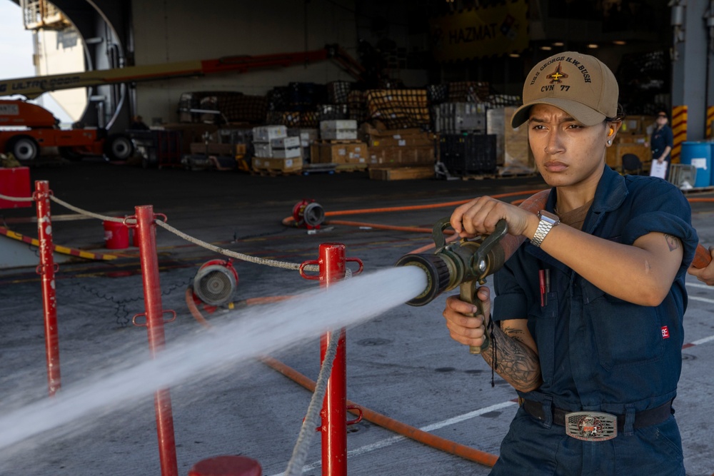 Daily Operations Aboard USS George H.W. Bush (CVN 77)