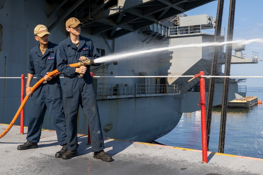 Daily Operations Aboard USS George H.W. Bush (CVN 77)