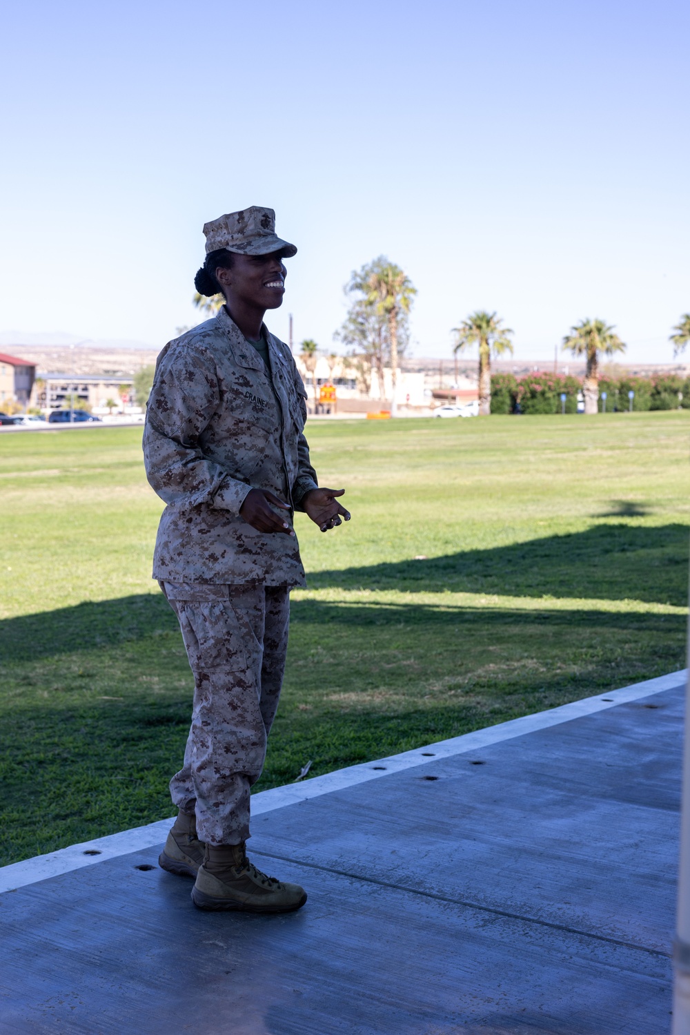 1st Lt. Kaylin Craine relinquishes command of Alpha and Bravo company
