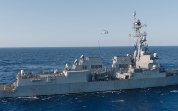 USS Bainbridge (DDG 96) and Helicopter Sea Combat Squadron 9 Participate in Neptune Strike