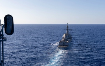 USS Bainbridge (DDG 96) and Helicopter Sea Combat Squadron 9 Participate in Neptune Strike